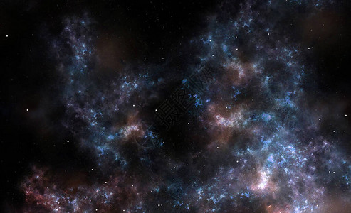 深空的星云和星神秘的宇宙图片
