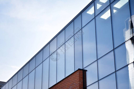 现代办公大楼详细节玻璃表面现代城市玻璃面图片