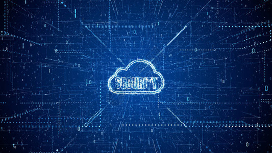 技术网络和数据连接安全数据网络数字云计算图片