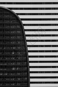 与两栋建筑立面的抽象背景摩天大楼中的现代建筑解决方案图片