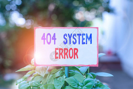 显示404系统错误的文本符号当网站关闭且无法访问时图片