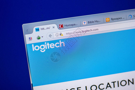 Logitech网站主页图片