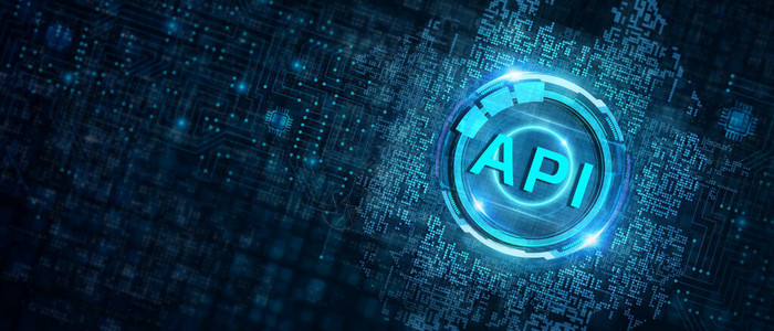 API应用程序设计接口软件开发工具商业现代技术互联网和络建设概背景图片