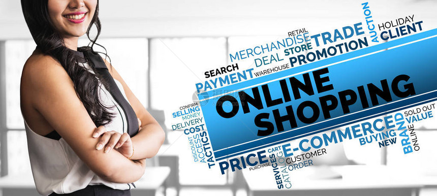 网上购物和互联网货币支付交易技术图片