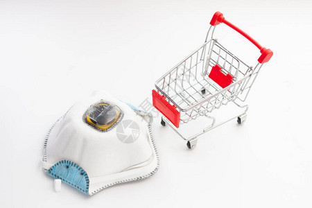 1个人防护设备呼吸器和购物玩具篮子呼吸器图片