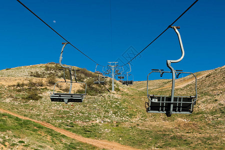 黎巴嫩Zaarour滑雪季节图片