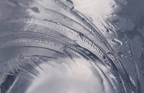 透明冰的质地抽象的自然背景背景图片