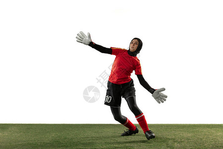 阿拉伯女子足球或足球运动员图片