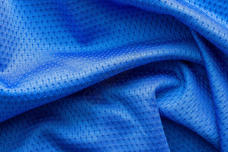 蓝色布体运动服装足球衣有空气图片