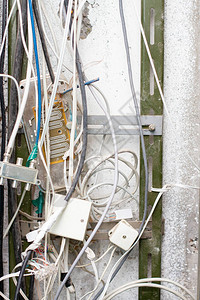 带电和接线的安全电信柜图片