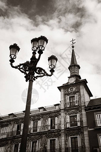 西班牙马德里市广场市长历史建筑校对P图片