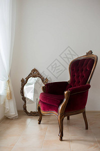 复古房间的古典风格扶手椅图片