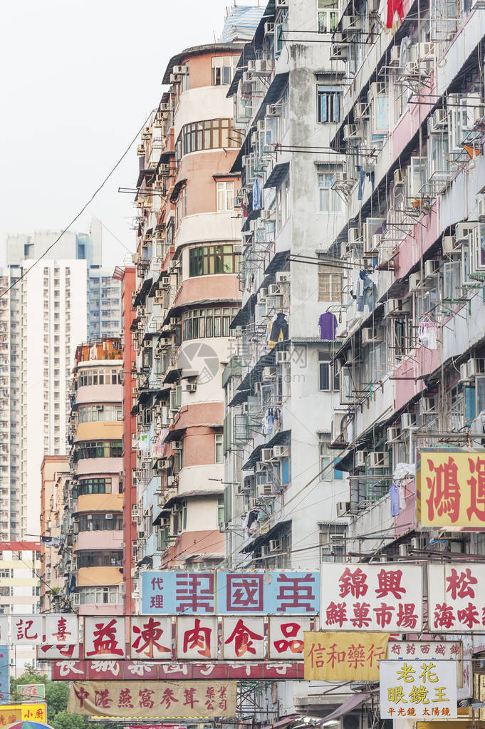 在香港的旧住宅楼香港面积1104平方公里图片