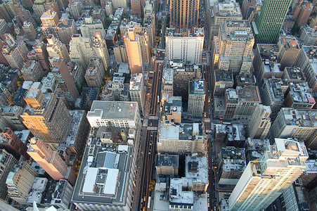 纽约市全景背景图片