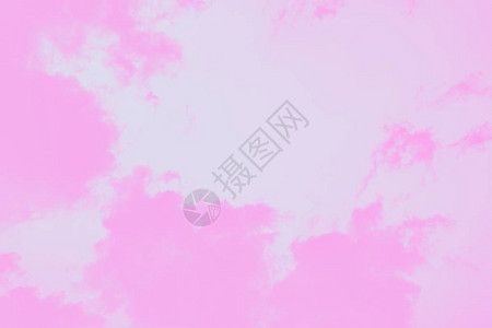 粉红色天空背景的粉色云层复制空间图片