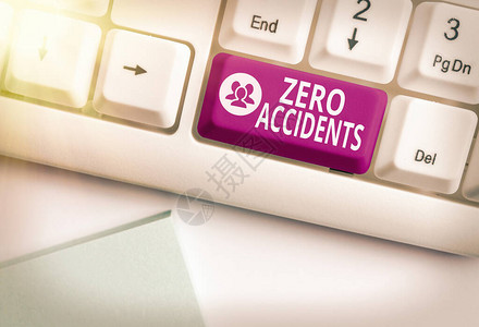 概念意义预防工作场所事故的重要策略彩色键盘背景图片