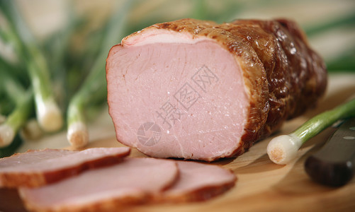 熏猪肉图片