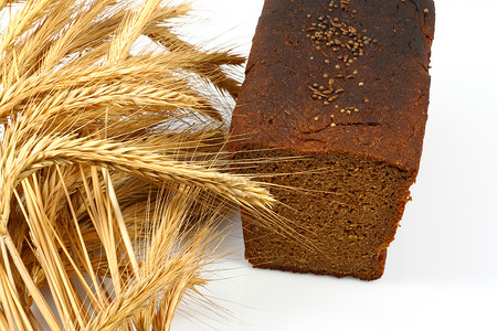 黑麦面粉加小茴香koriandom制面包图片
