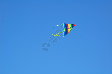 在天空飞行colourfu风筝图片