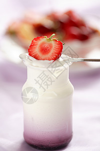 低热量水果酸奶图片