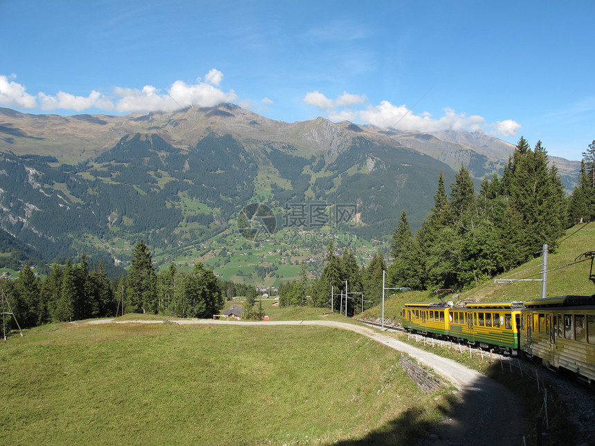 前往瑞士阿尔卑斯山的Jungfr图片