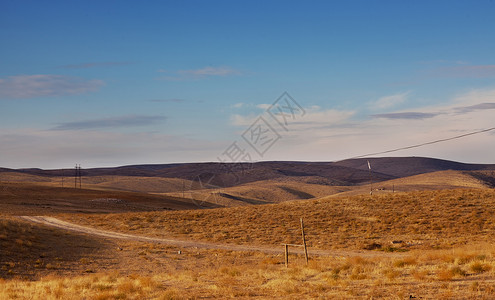 哈萨克斯坦草原山丘平原图片
