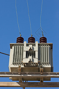 高压电力变压器发电行业背景图片