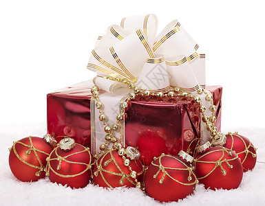 礼物盒和圣诞舞图片
