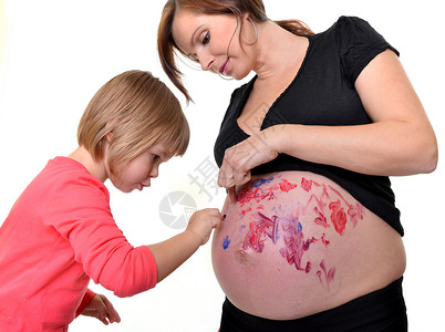 在怀孕肚子图片