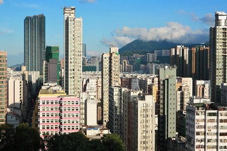 香港拥挤的大厦图片