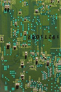 电子印刷电路板的细节图片