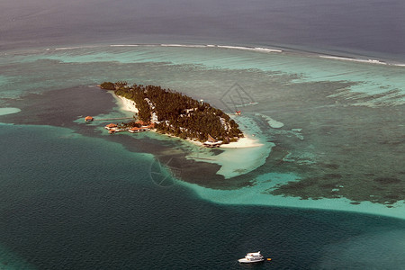马尔代夫的珊瑚岛图片