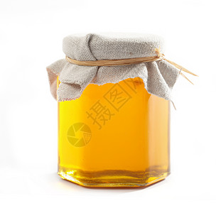 蜂蜜罐背景图片