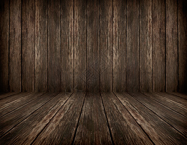 深色复古棕色木板内饰添加了艺术阴影图片