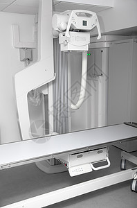 在清洁消毒环境中医院的X光数字机器背景图片