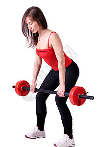 女子举重健身运动图片
