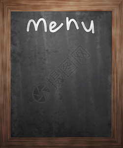 菜单黑板背景图片