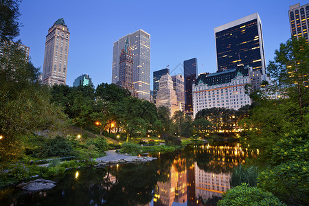 曼哈顿中城天际线的图片来自纽约市中央公园Central图片