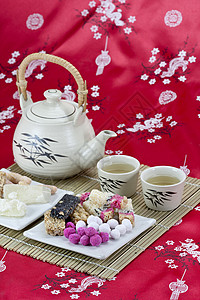 传统糖果用茶图片