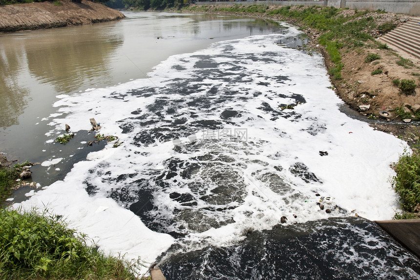 河流水污染因为工业没有在排水之