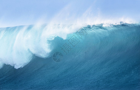 大蓝冲浪浪图片