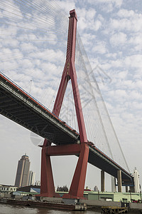 上海黄浦江杨浦大桥图片