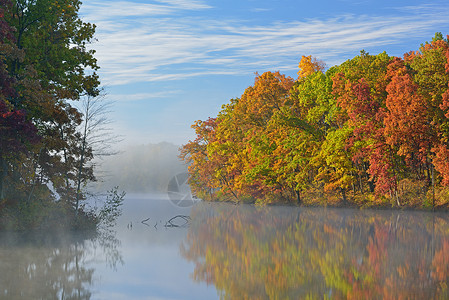 美国密歇根卡斯特堡州立公园鹰湖图片
