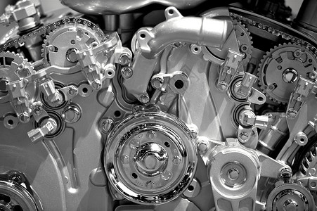 现代汽油引擎技术图片