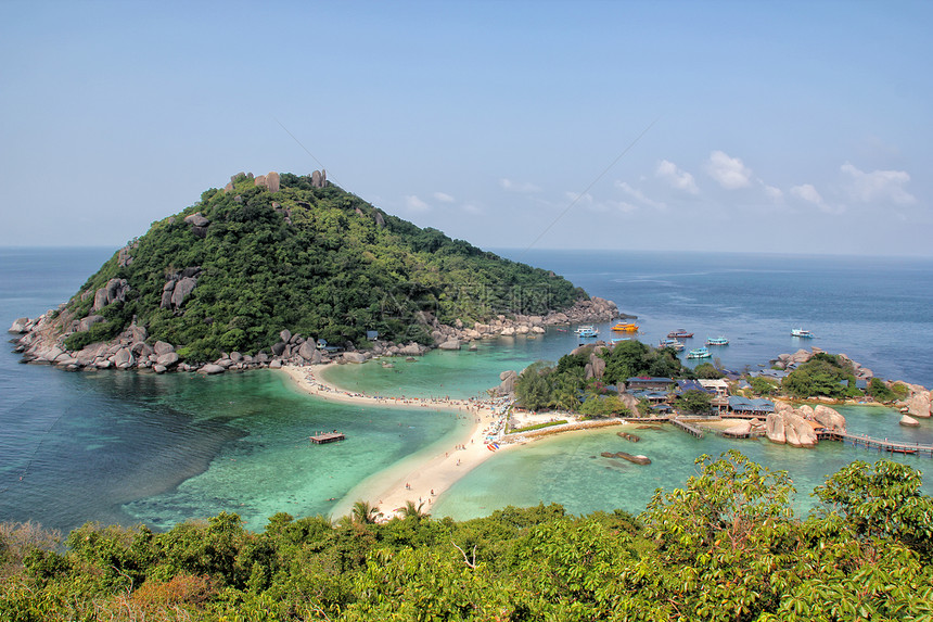 泰国囊园岛海滩图片