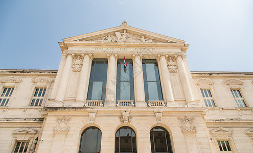 法国尼斯司法宫大楼背景图片