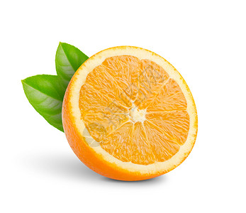 切成半个橙子图片