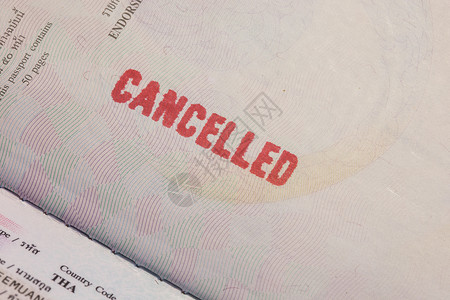 护照盖章被取消图片