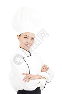 年轻的年轻漂亮女厨师图片