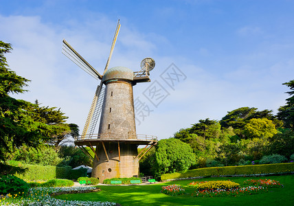 旧金山的荷兰风车图片